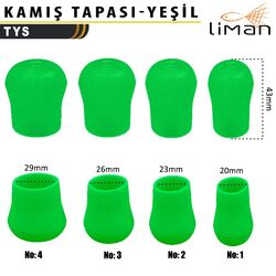 Liman - Liman Kamış Tapası Yeşil - 10 Adetli