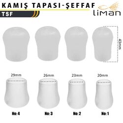 Liman - Liman Kamış Tapası Şeffaf - 10 adetli