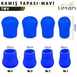 Liman - Liman Kamış Tapası Mavi - 10 Adetli