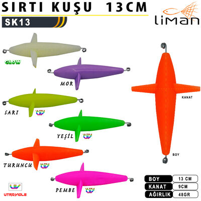 Liman - Liman Sırtı Kuşu 13 cm