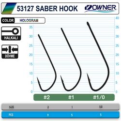 Owner 53127 Saber Hook Hg İğne - Thumbnail