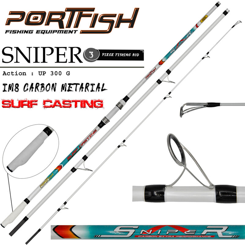 PORTFISH - Portfish Sniper 425 cm 3 Parça Surf Kamış