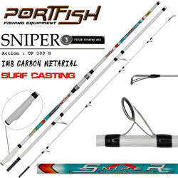 Portfish Sniper 425 cm 3 Parça Surf Kamış - Thumbnail