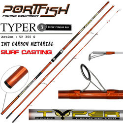 PORTFISH - Portfish Typer 425 cm 3 Parça Surf Kamış